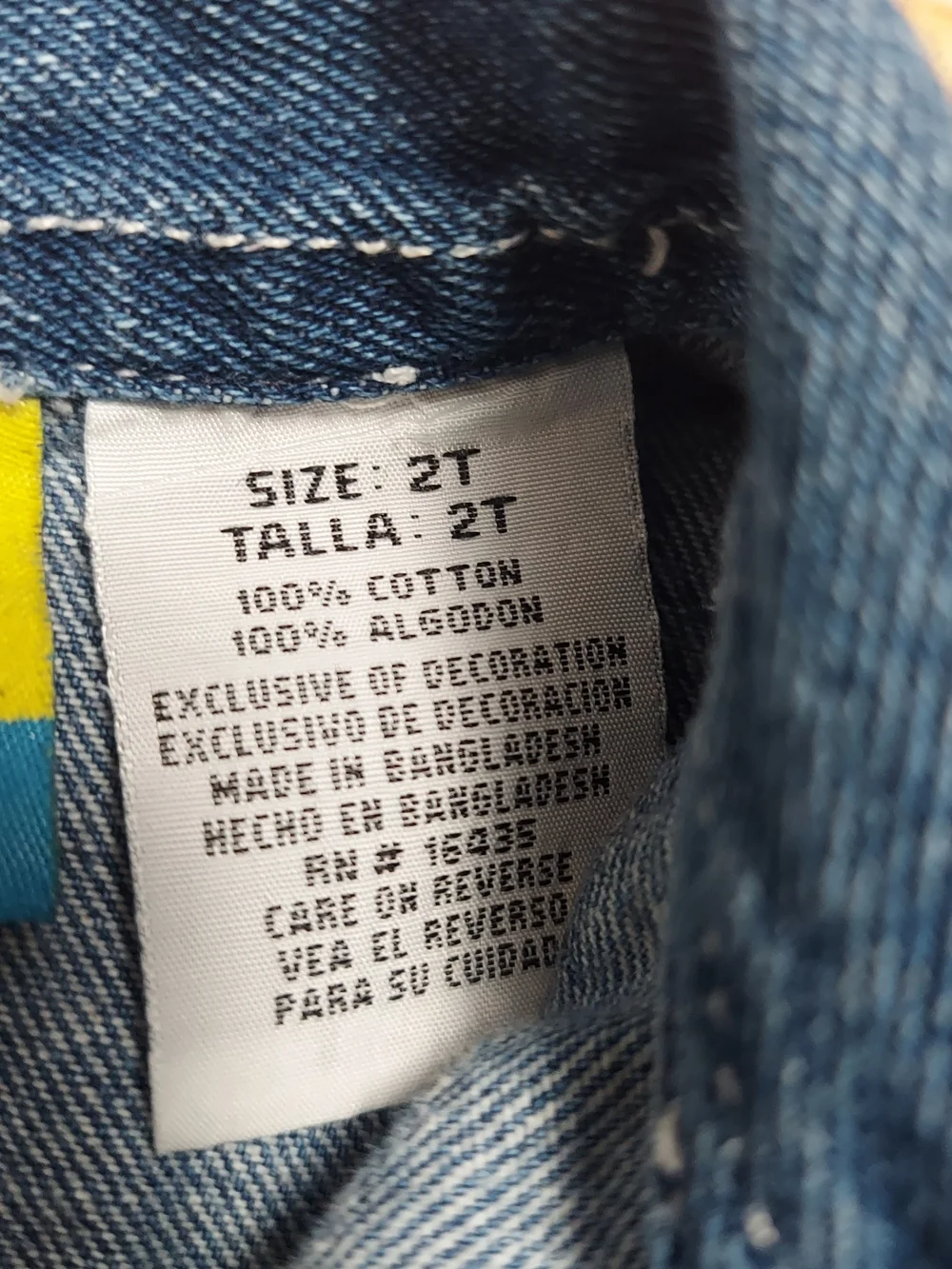 Y2K Thomas & Friends Denim Jean Jacket Size 2T